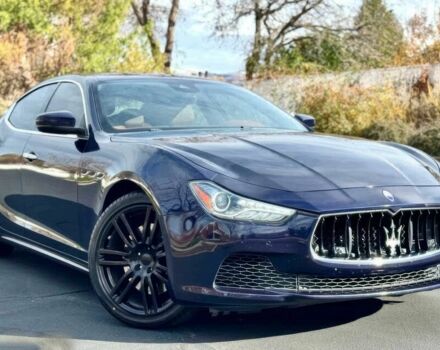 Синій Мазераті Ghibli, об'ємом двигуна 3 л та пробігом 65 тис. км за 6800 $, фото 1 на Automoto.ua