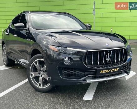 Черный Мазерати Леванте, объемом двигателя 3 л и пробегом 98 тыс. км за 32900 $, фото 2 на Automoto.ua