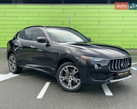 Черный Мазерати Леванте, объемом двигателя 3 л и пробегом 98 тыс. км за 32900 $, фото 1 на Automoto.ua