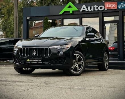 Черный Мазерати Леванте, объемом двигателя 3 л и пробегом 103 тыс. км за 36500 $, фото 2 на Automoto.ua