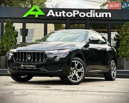 Черный Мазерати Леванте, объемом двигателя 3 л и пробегом 103 тыс. км за 36500 $, фото 1 на Automoto.ua