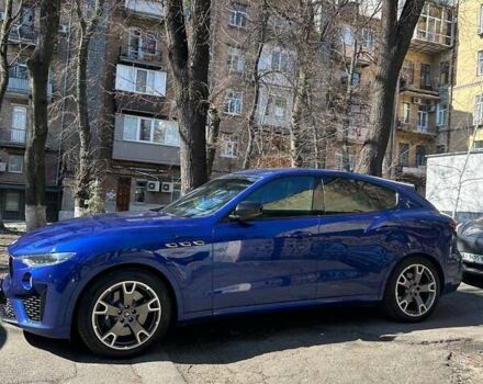 Синий Мазерати Леванте, объемом двигателя 2.98 л и пробегом 63 тыс. км за 61500 $, фото 3 на Automoto.ua