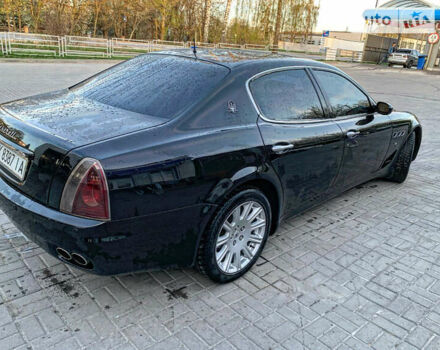 Чорний Мазераті Quattroporte, об'ємом двигуна 4.2 л та пробігом 52 тис. км за 17777 $, фото 18 на Automoto.ua