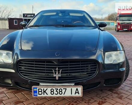 Чорний Мазераті Quattroporte, об'ємом двигуна 4.2 л та пробігом 120 тис. км за 13900 $, фото 7 на Automoto.ua