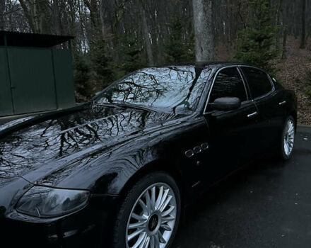 Черный Мазерати Кватропорте, объемом двигателя 4.24 л и пробегом 88 тыс. км за 13300 $, фото 2 на Automoto.ua