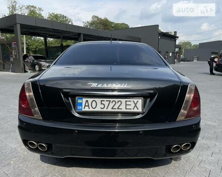 Чорний Мазераті Quattroporte, об'ємом двигуна 4.2 л та пробігом 118 тис. км за 14999 $, фото 8 на Automoto.ua