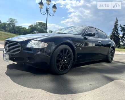 Черный Мазерати Кватропорте, объемом двигателя 4.2 л и пробегом 90 тыс. км за 21000 $, фото 43 на Automoto.ua