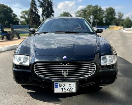 Чорний Мазераті Quattroporte, об'ємом двигуна 4.2 л та пробігом 90 тис. км за 18000 $, фото 1 на Automoto.ua