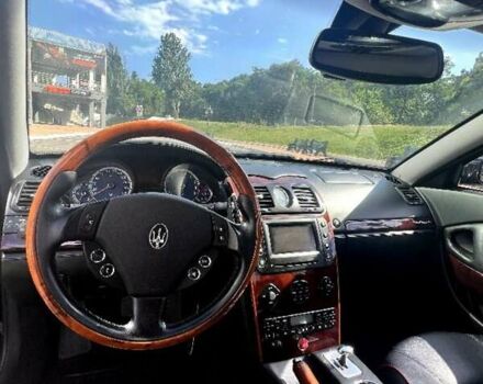 Чорний Мазераті Quattroporte, об'ємом двигуна 4.2 л та пробігом 90 тис. км за 18000 $, фото 16 на Automoto.ua