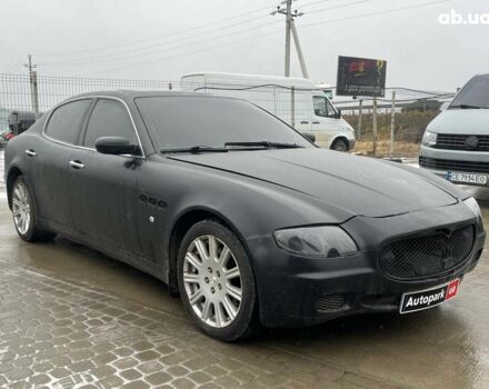 Чорний Мазераті Quattroporte, об'ємом двигуна 4.2 л та пробігом 43 тис. км за 10290 $, фото 2 на Automoto.ua