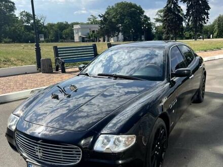 Чорний Мазераті Quattroporte, об'ємом двигуна 4.2 л та пробігом 90 тис. км за 18000 $, фото 1 на Automoto.ua