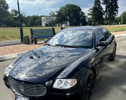 Чорний Мазераті Quattroporte, об'ємом двигуна 4.2 л та пробігом 90 тис. км за 18000 $, фото 1 на Automoto.ua