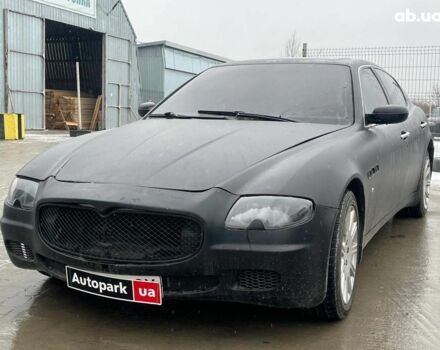 Чорний Мазераті Quattroporte, об'ємом двигуна 4.2 л та пробігом 43 тис. км за 10290 $, фото 1 на Automoto.ua