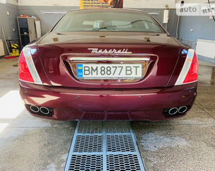 Червоний Мазераті Quattroporte, об'ємом двигуна 4.2 л та пробігом 48 тис. км за 18900 $, фото 9 на Automoto.ua