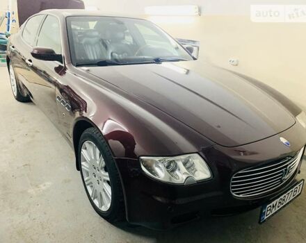 Червоний Мазераті Quattroporte, об'ємом двигуна 4.2 л та пробігом 48 тис. км за 18900 $, фото 8 на Automoto.ua