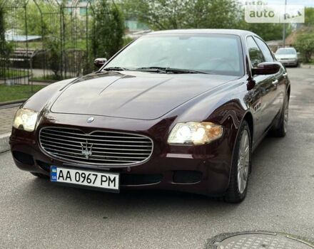 Червоний Мазераті Quattroporte, об'ємом двигуна 4.2 л та пробігом 50 тис. км за 20900 $, фото 18 на Automoto.ua