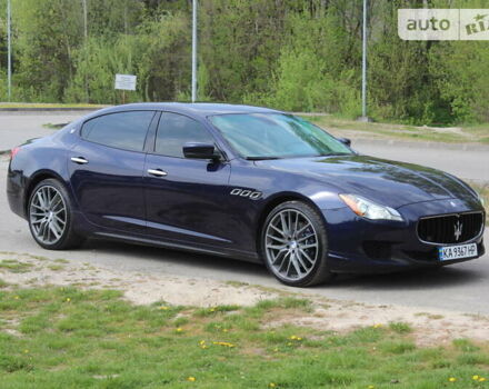 Синій Мазераті Quattroporte, об'ємом двигуна 2.98 л та пробігом 160 тис. км за 26500 $, фото 7 на Automoto.ua