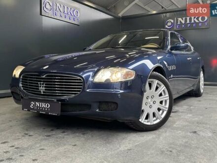 Мазераті Quattroporte 2005 у Києві на Automoto.ua Синій Мазераті Quattroporte, об'ємом двигуна 4.24 л та пробігом 92 тис. км за 11500 $, фото 1 на Automoto.ua