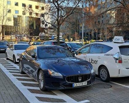 Синій Мазераті Quattroporte, об'ємом двигуна 3 л та пробігом 80 тис. км за 28500 $, фото 1 на Automoto.ua