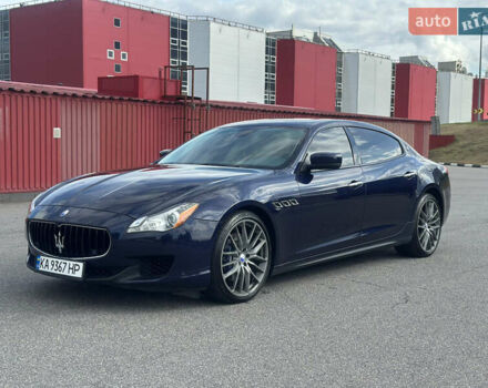 Синій Мазераті Quattroporte, об'ємом двигуна 2.98 л та пробігом 158 тис. км за 21500 $, фото 1 на Automoto.ua