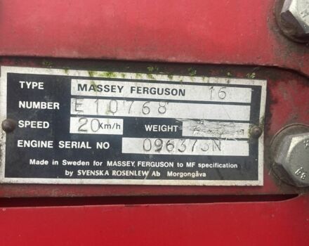 Червоний Массей Фергюсон 16, об'ємом двигуна 0 л та пробігом 10 тис. км за 14500 $, фото 4 на Automoto.ua