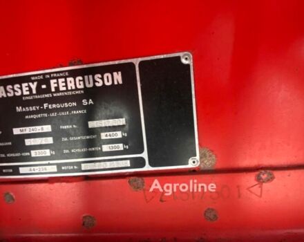 Красный Массей Фергюсон 240, объемом двигателя 0 л и пробегом 0 тыс. км за 15688 $, фото 18 на Automoto.ua
