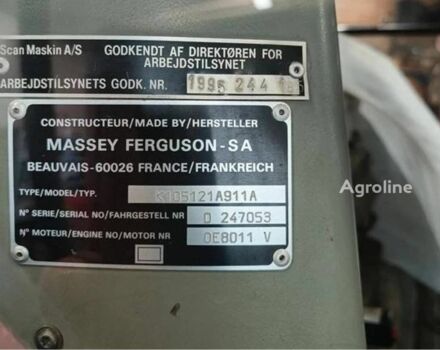 Массей Фергюсон 8140, объемом двигателя 0 л и пробегом 0 тыс. км за 23395 $, фото 11 на Automoto.ua