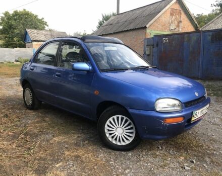 Синий Мазда 121, объемом двигателя 1.3 л и пробегом 173 тыс. км за 1025 $, фото 1 на Automoto.ua