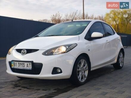 Білий Мазда 2, об'ємом двигуна 1.5 л та пробігом 165 тис. км за 5200 $, фото 1 на Automoto.ua