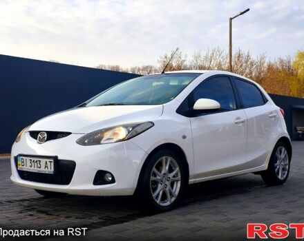 Белый Мазда 2, объемом двигателя 1.5 л и пробегом 170 тыс. км за 5300 $, фото 1 на Automoto.ua