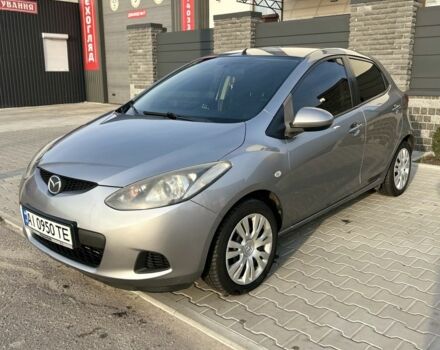 Серый Мазда 2, объемом двигателя 1.3 л и пробегом 200 тыс. км за 5000 $, фото 1 на Automoto.ua