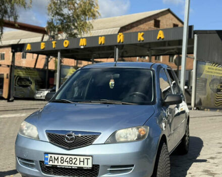 Синий Мазда 2, объемом двигателя 1.39 л и пробегом 142 тыс. км за 4700 $, фото 2 на Automoto.ua