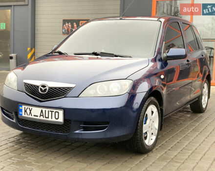 Синий Мазда 2, объемом двигателя 1.4 л и пробегом 185 тыс. км за 5700 $, фото 4 на Automoto.ua