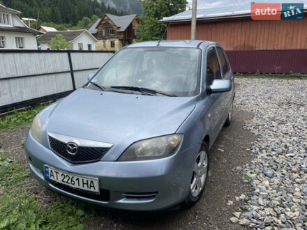 Синий Мазда 2, объемом двигателя 1.4 л и пробегом 221 тыс. км за 3500 $, фото 1 на Automoto.ua