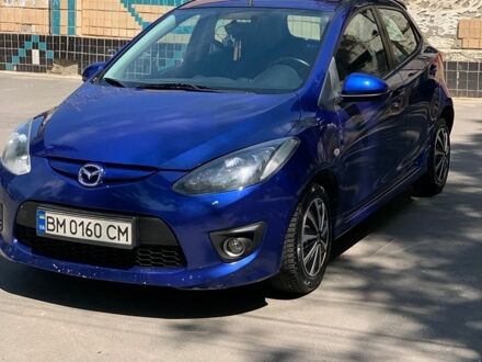 Синий Мазда 2, объемом двигателя 1.5 л и пробегом 159 тыс. км за 4200 $, фото 1 на Automoto.ua