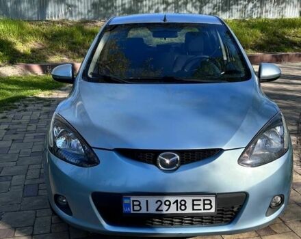 Синий Мазда 2, объемом двигателя 1.4 л и пробегом 394 тыс. км за 3800 $, фото 1 на Automoto.ua