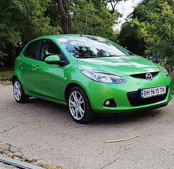 Зеленый Мазда 2, объемом двигателя 1.4 л и пробегом 157 тыс. км за 4590 $, фото 1 на Automoto.ua