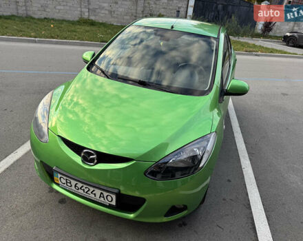 Зеленый Мазда 2, объемом двигателя 1.5 л и пробегом 103 тыс. км за 6300 $, фото 1 на Automoto.ua