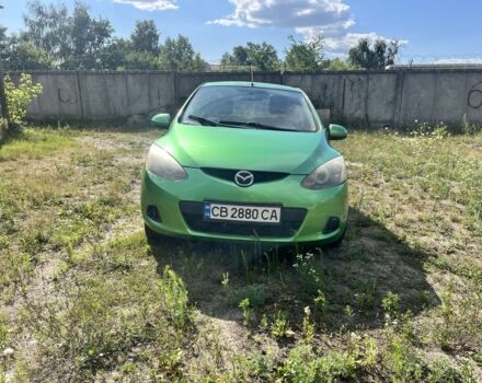 Зеленый Мазда 2, объемом двигателя 1.4 л и пробегом 175 тыс. км за 3803 $, фото 1 на Automoto.ua