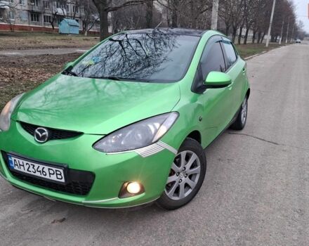Зеленый Мазда 2, объемом двигателя 1.35 л и пробегом 200 тыс. км за 3800 $, фото 1 на Automoto.ua