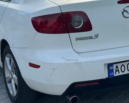 Белый Мазда 3, объемом двигателя 2 л и пробегом 213 тыс. км за 3500 $, фото 2 на Automoto.ua