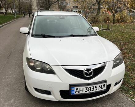 Белый Мазда 3, объемом двигателя 1.6 л и пробегом 190 тыс. км за 3950 $, фото 2 на Automoto.ua