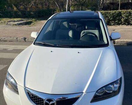 Білий Мазда 3, об'ємом двигуна 1.6 л та пробігом 190 тис. км за 6100 $, фото 1 на Automoto.ua