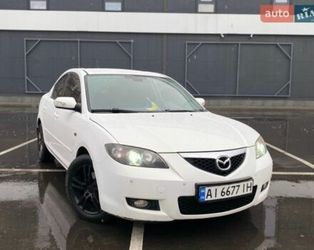 Белый Мазда 3, объемом двигателя 1.6 л и пробегом 213 тыс. км за 4999 $, фото 1 на Automoto.ua