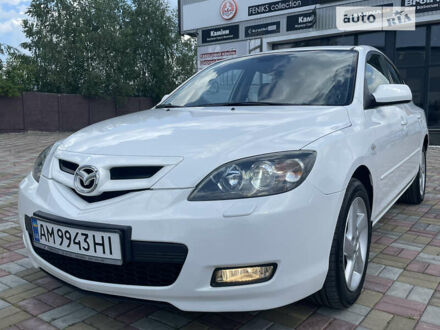 Мазда 3 2008 в Житомире на Automoto.ua Белый Мазда 3, объемом двигателя 1.6 л и пробегом 187 тыс. км за 6750 $, фото 1 на Automoto.ua