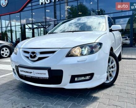 Белый Мазда 3, объемом двигателя 1.6 л и пробегом 90 тыс. км за 6999 $, фото 1 на Automoto.ua