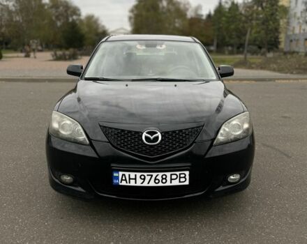 Черный Мазда 3, объемом двигателя 1.6 л и пробегом 223 тыс. км за 4000 $, фото 1 на Automoto.ua