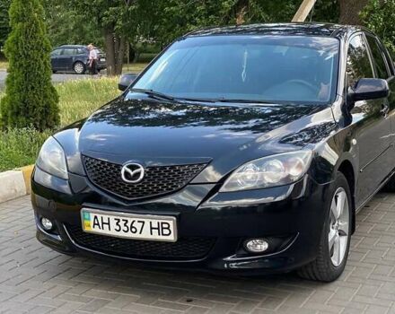 Черный Мазда 3, объемом двигателя 1.6 л и пробегом 202 тыс. км за 5300 $, фото 3 на Automoto.ua