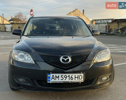 Черный Мазда 3, объемом двигателя 1.6 л и пробегом 360 тыс. км за 4600 $, фото 3 на Automoto.ua