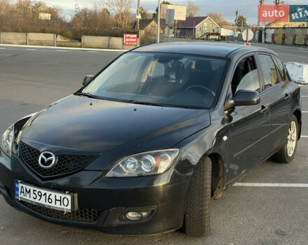 Черный Мазда 3, объемом двигателя 1.6 л и пробегом 360 тыс. км за 4600 $, фото 2 на Automoto.ua